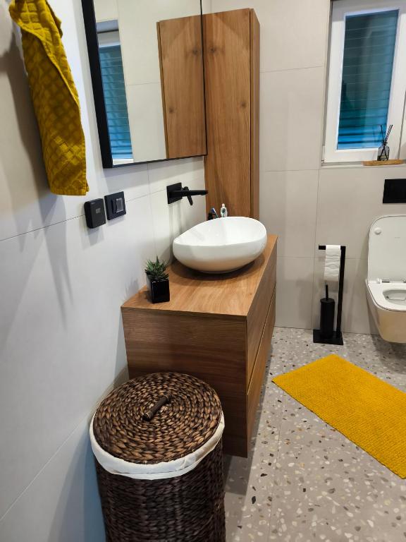 Kúpeľňa v ubytovaní Apartment Grubišić