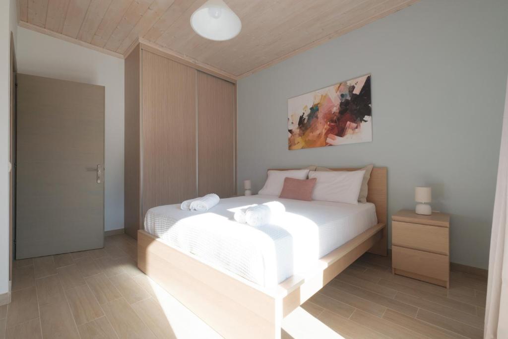 Postel nebo postele na pokoji v ubytování House Belelis