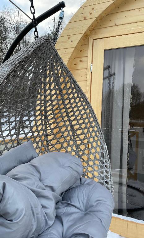Posezení v ubytování Gościn nad Drawą Glamping