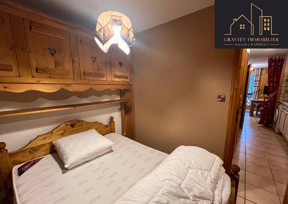 Postel nebo postele na pokoji v ubytování Chaleureux 2 chambres, Morillon