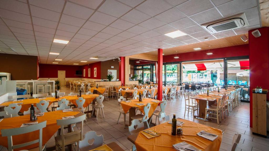 Restaurace v ubytování Glamping Gasparina