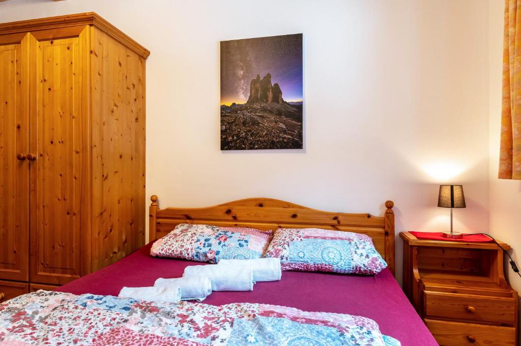 Postel nebo postele na pokoji v ubytování Ferienwohnung Toni II