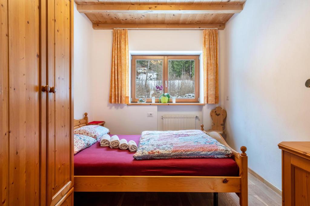 Postel nebo postele na pokoji v ubytování Ferienwohnung Toni II