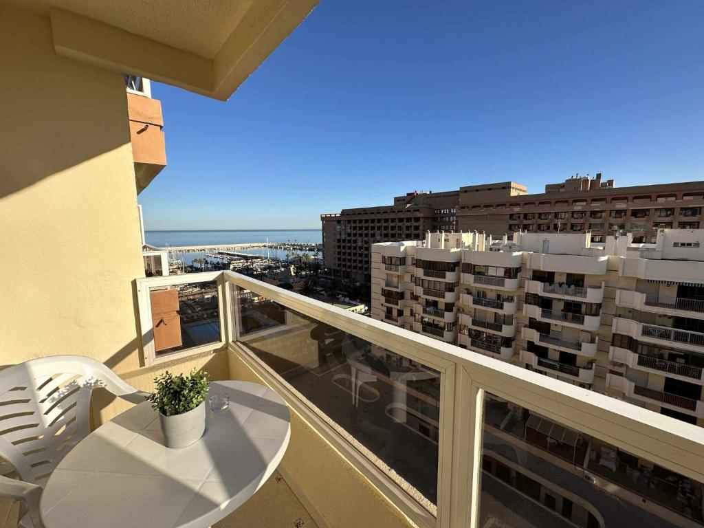 Balkón alebo terasa v ubytovaní Estudio PYR privado con vistas al mar