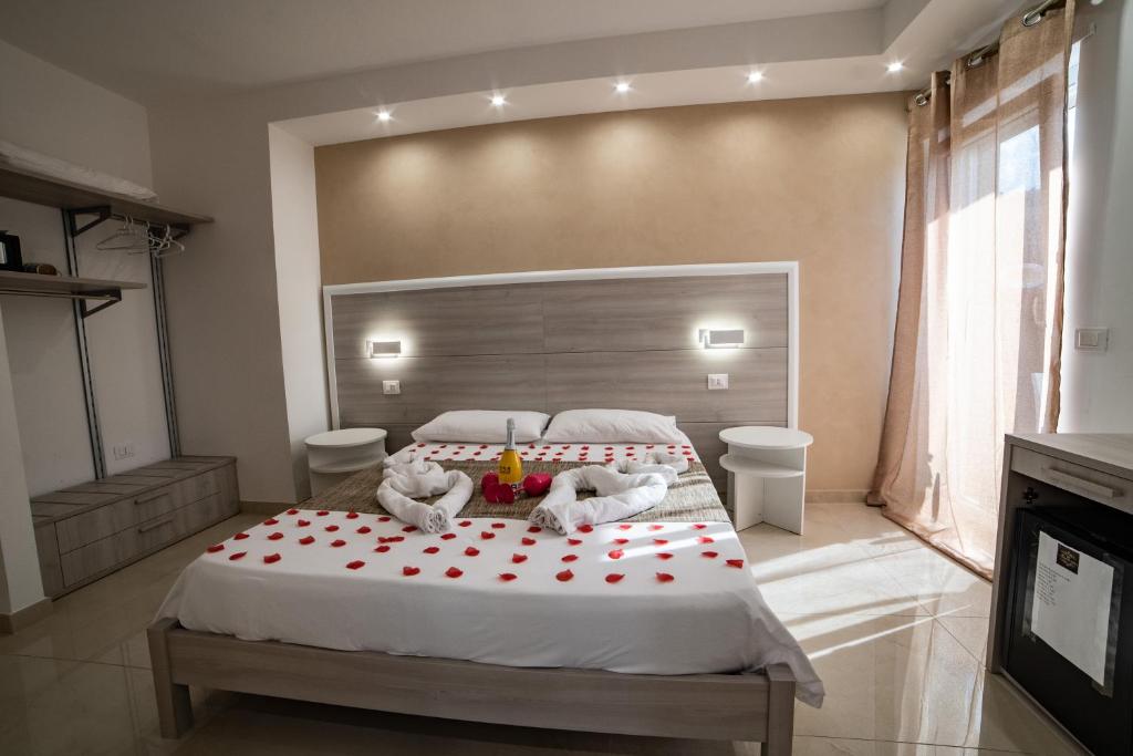 Postel nebo postele na pokoji v ubytování B&B Jerocades