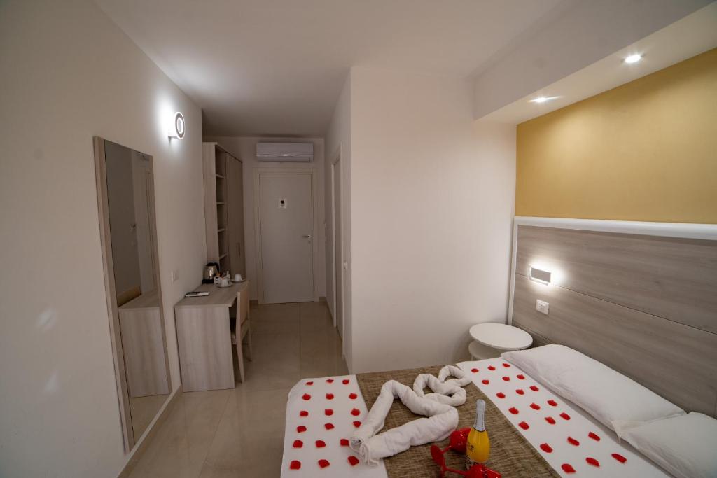 Postel nebo postele na pokoji v ubytování B&B Jerocades