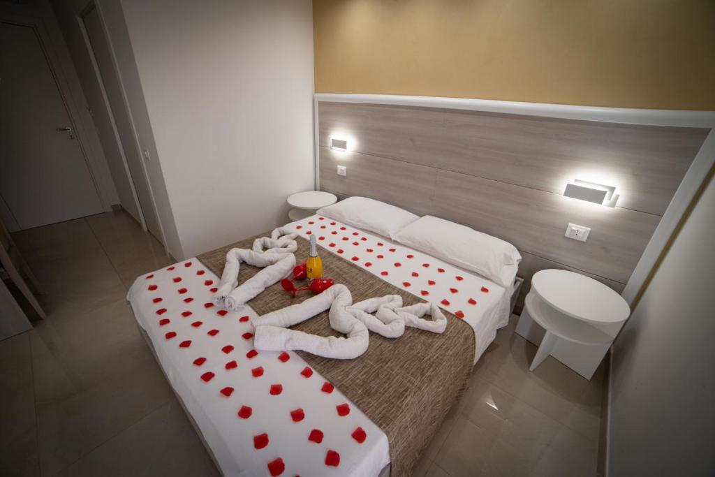 Postel nebo postele na pokoji v ubytování B&B Jerocades
