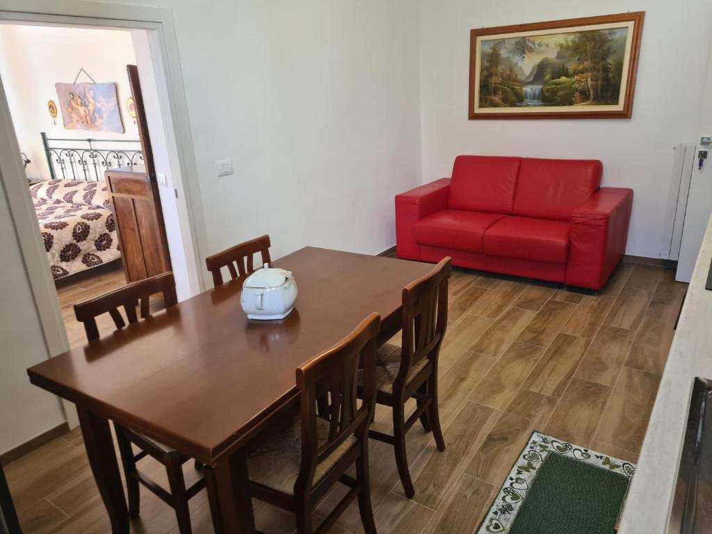 Posezení v ubytování AL BELVEDERE