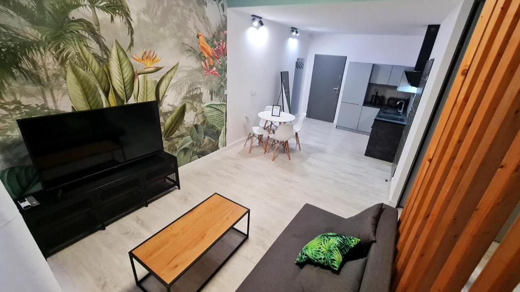 TV a/nebo společenská místnost v ubytování Apartment Quiet Street 11/2E
