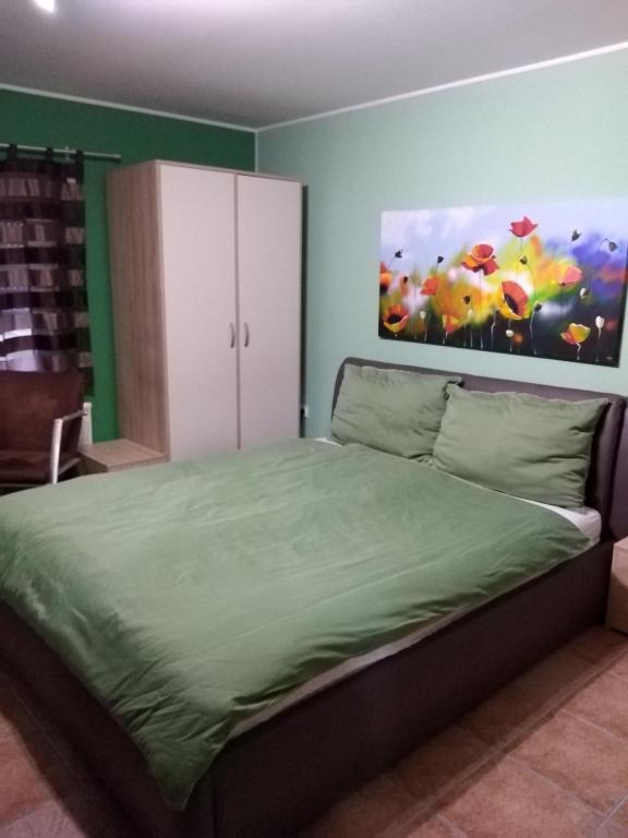 Postel nebo postele na pokoji v ubytování Vila Sunce Morovic