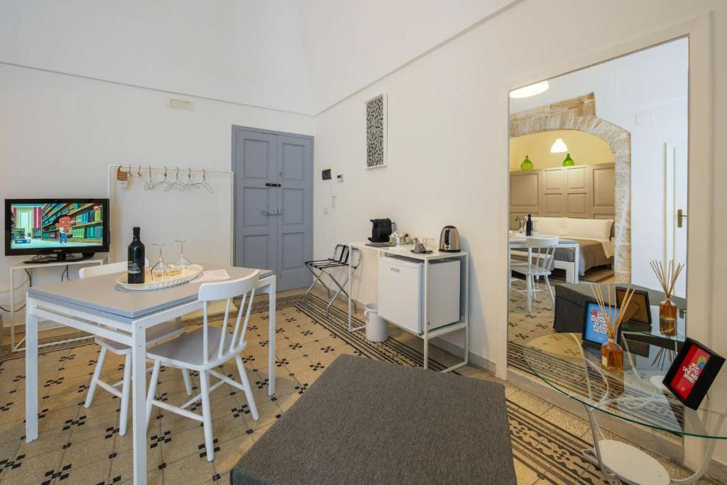 Kuchyň nebo kuchyňský kout v ubytování Murr Luxury Rooms