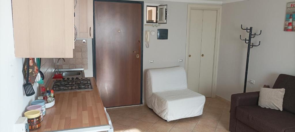 Kuchyňa alebo kuchynka v ubytovaní Casina sulla Sabbia