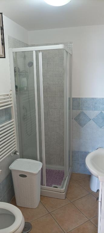 Kúpeľňa v ubytovaní Casina sulla Sabbia