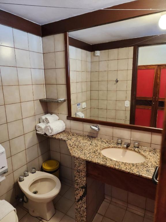 Koupelna v ubytování Baia Cabralia Hotel