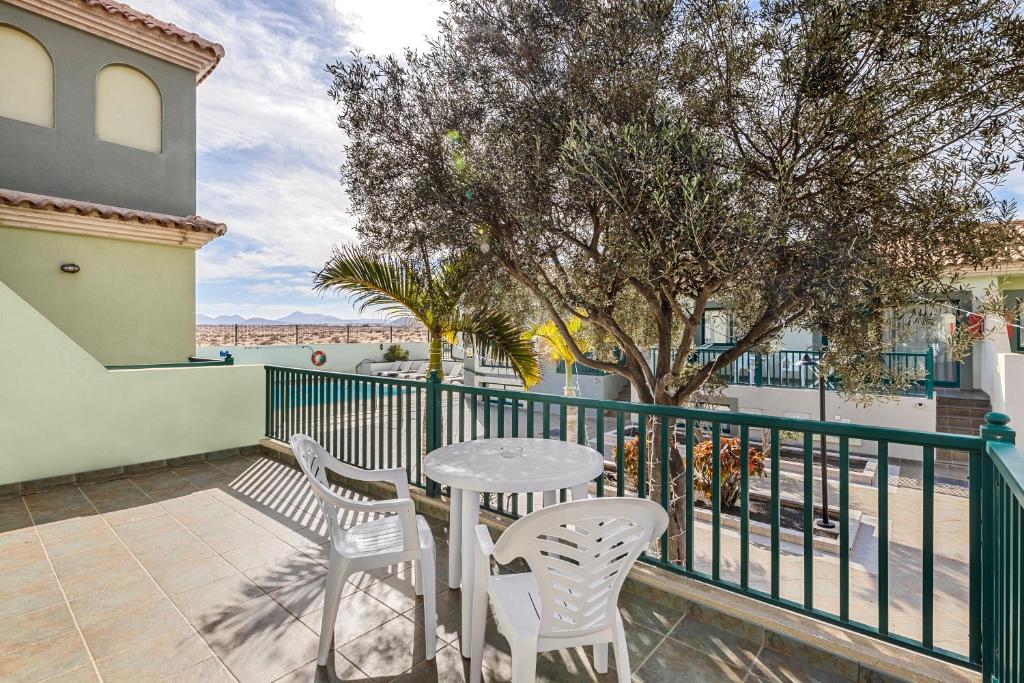 Balkón nebo terasa v ubytování O7 Aloe Corralejo