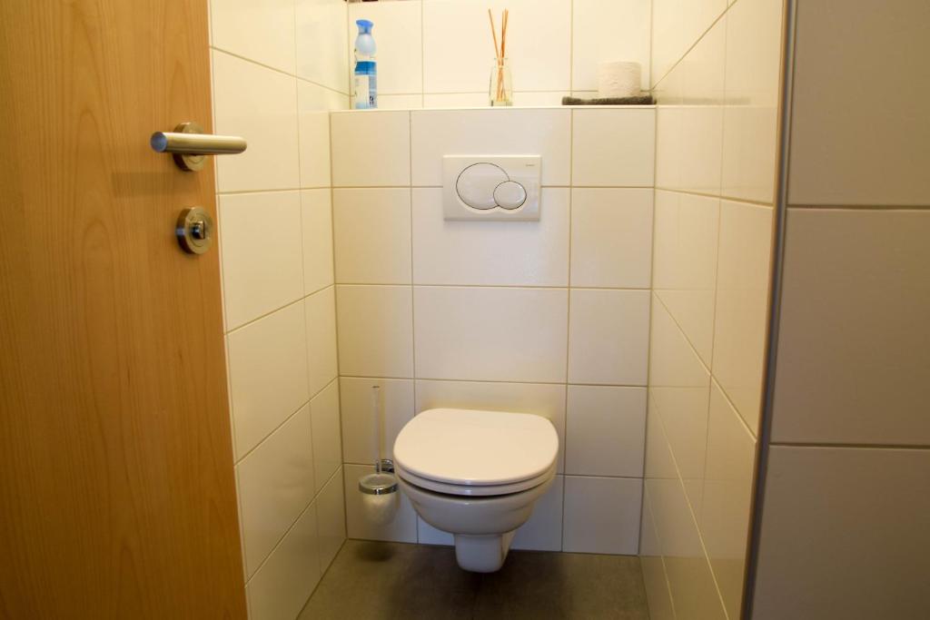 Koupelna v ubytování Dorfhof