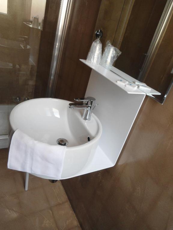 Koupelna v ubytování Hotel Piccola Firenze