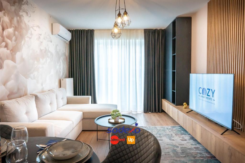 Cozy Luxury Apartments Maurer Residence #Targu Mures 휴식 공간