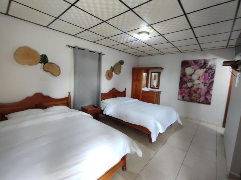 Voodi või voodid majutusasutuse cabanas las molas toas