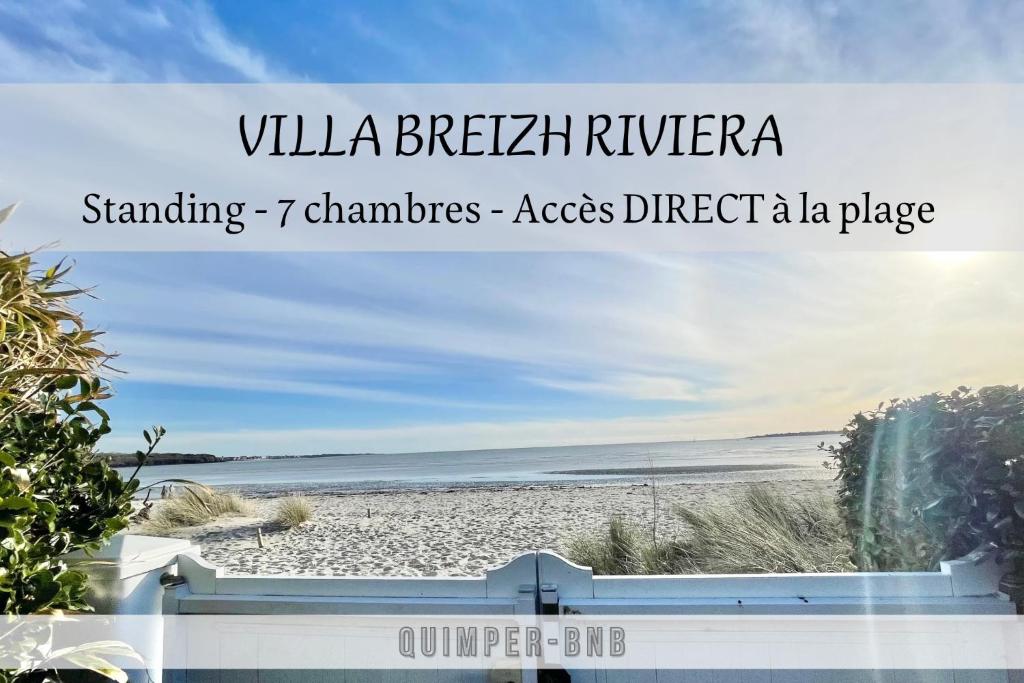 VILLA BREIZH RIVIERA - La plage au bout du jardin !