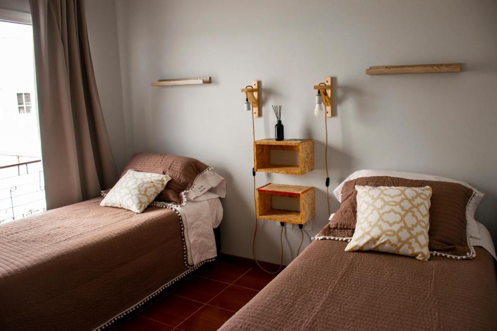 Katil atau katil-katil dalam bilik di Hostel Las Pibas