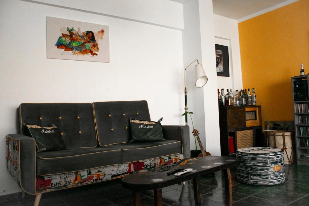 Posezení v ubytování Hostel Las Pibas