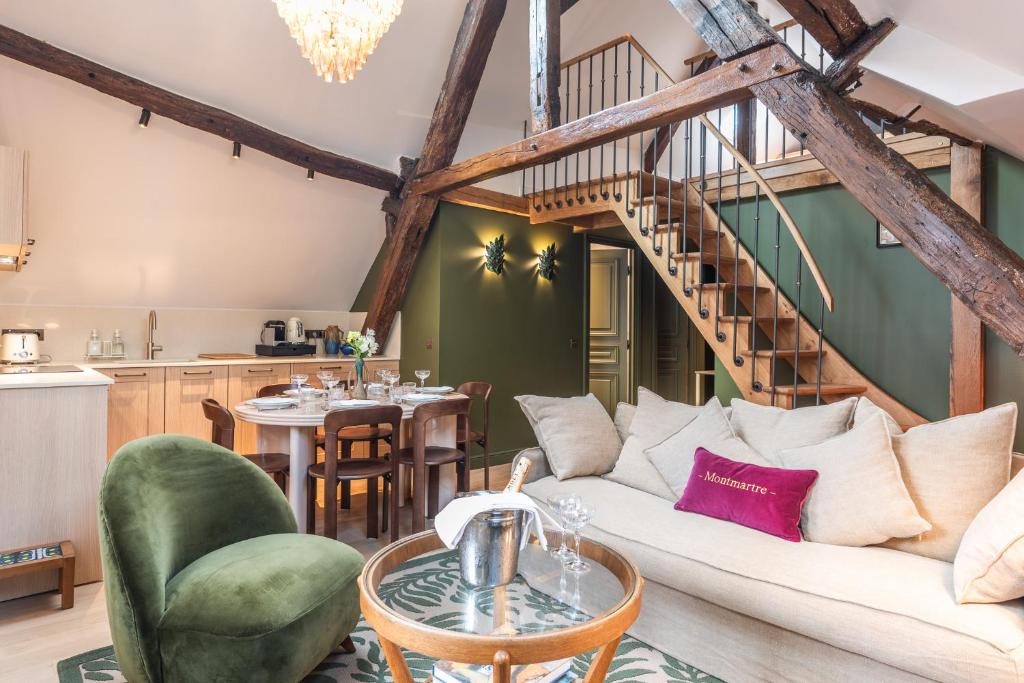 Maison La Bohème Montmartre - Studios & Apartments - Resim 2