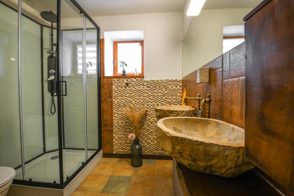 Kúpeľňa v ubytovaní Apartmány Berries