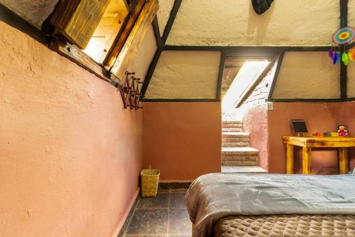Postel nebo postele na pokoji v ubytování Cabañas Miranda