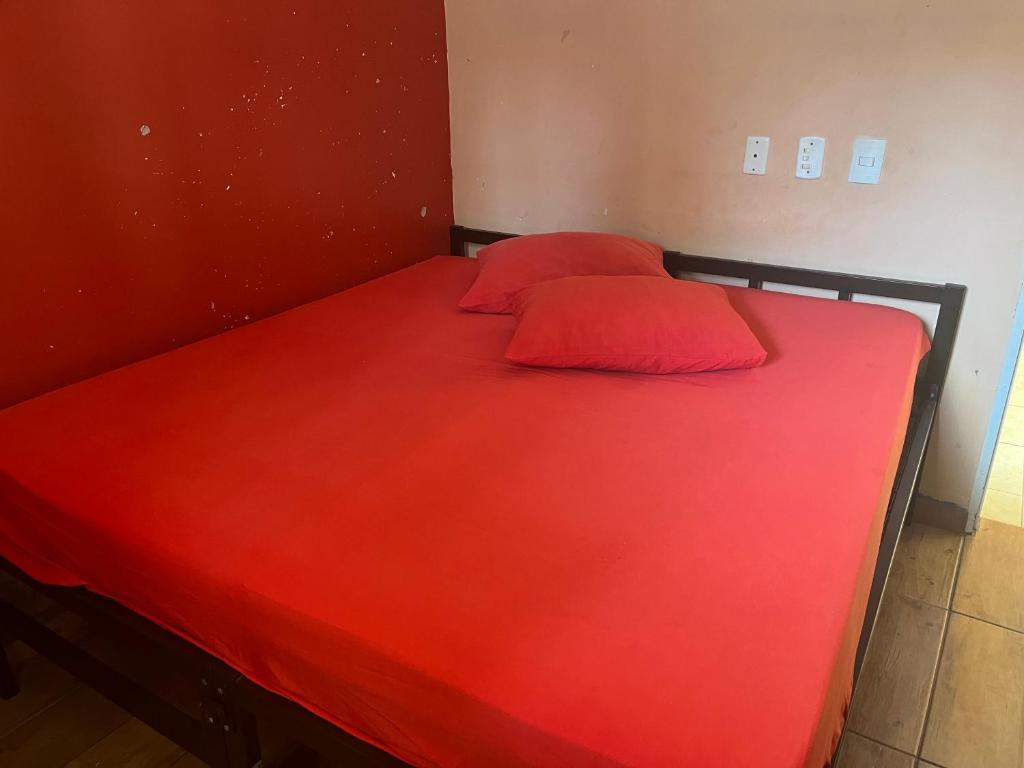Krevet ili kreveti u jedinici u okviru objekta Hotel planalto