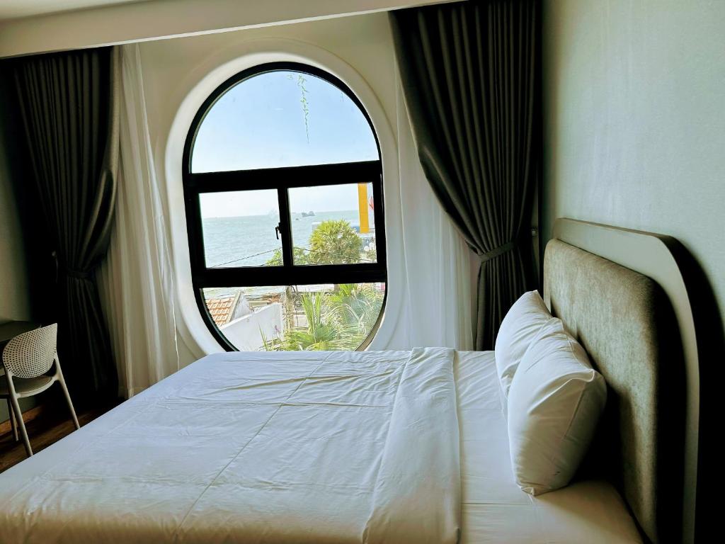 Postel nebo postele na pokoji v ubytování Hafi Boutique Hotel