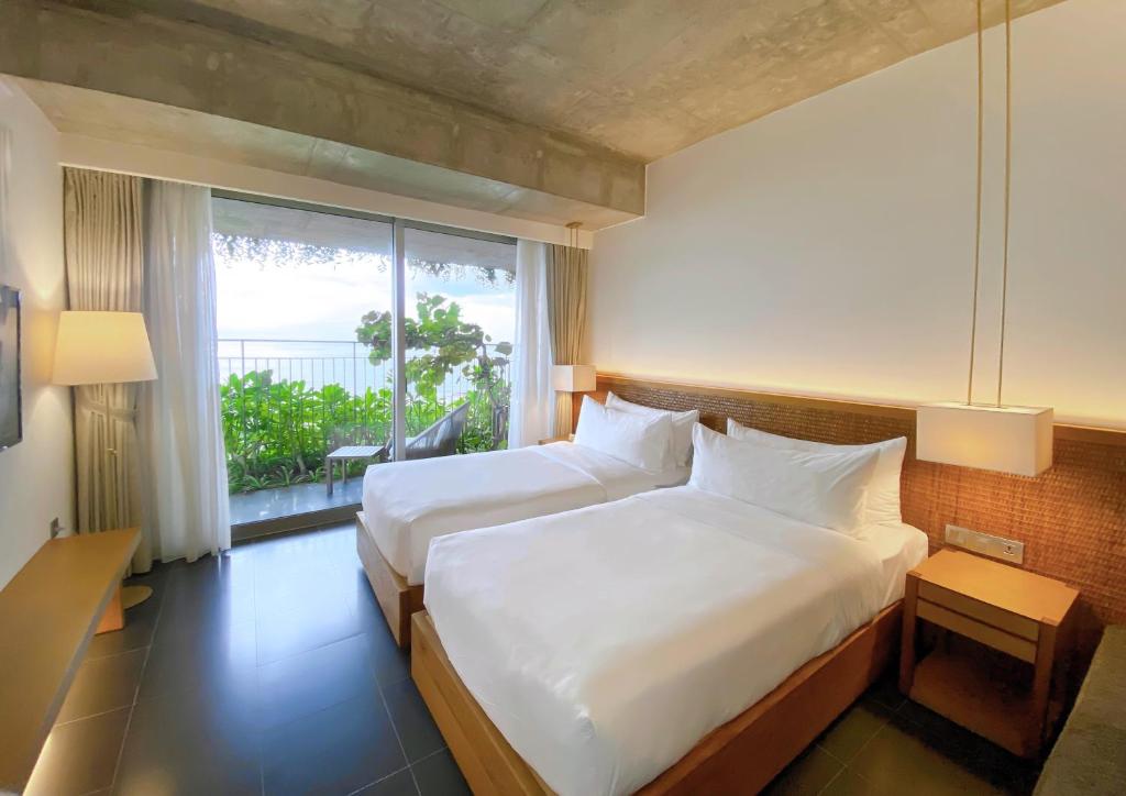 Phòng Deluxe 2 Giường Đơn Nhìn Ra Biển