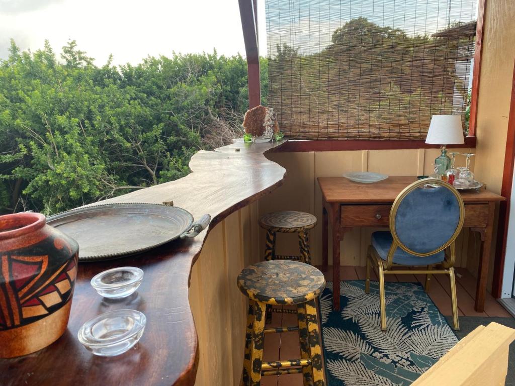 Artsy Cabin on Organic Farm - Chambre Double De Luxe Avec Vue Sur La Mer
