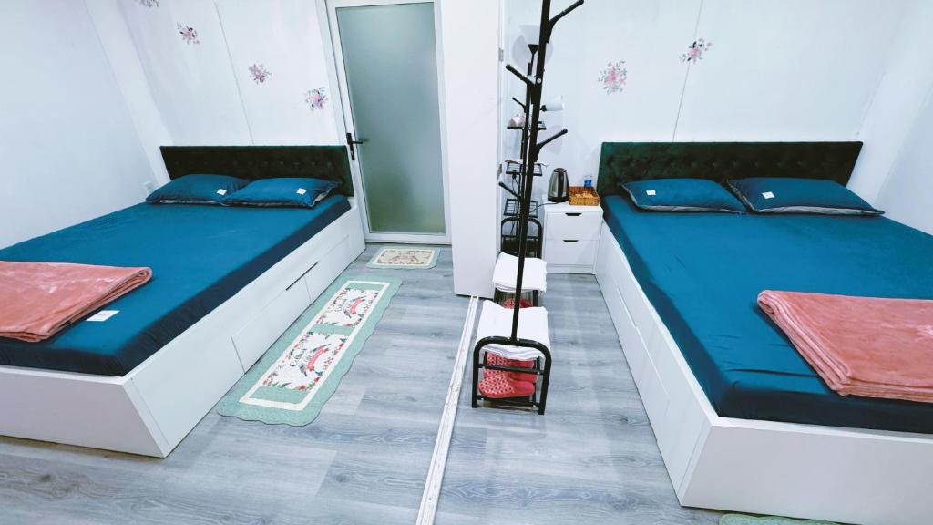 Postel nebo postele na pokoji v ubytování Dong Thanh Ecolodge Homestay