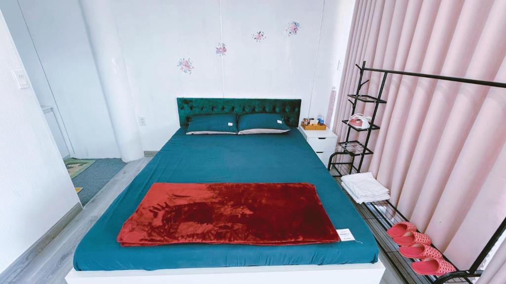Postel nebo postele na pokoji v ubytování Dong Thanh Ecolodge Homestay