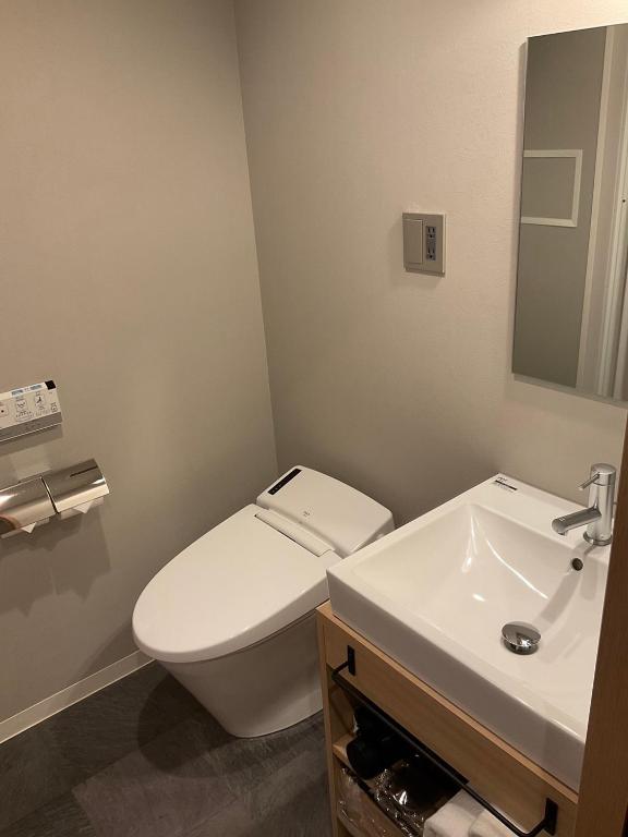 Koupelna v ubytování R Hotel Namba