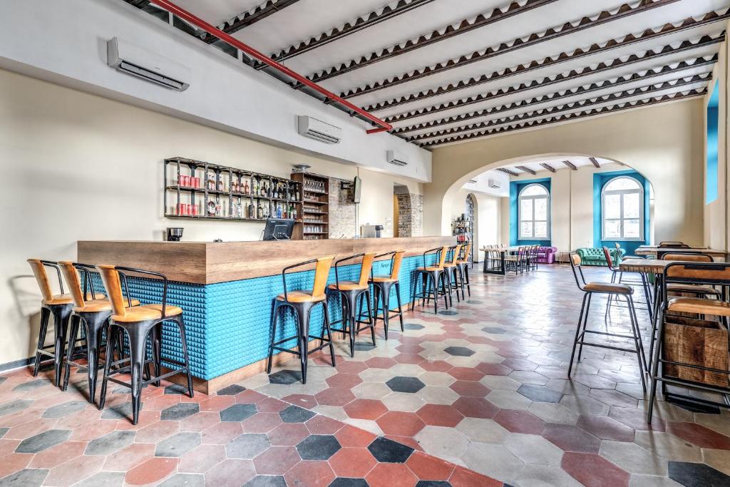 מסעדה או מקום אחר לאכול בו ב-Borgo Ripa by Hostel Trastevere