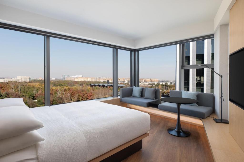 Posezení v ubytování Fairfield by Marriott Shanghai Lingang Special Area