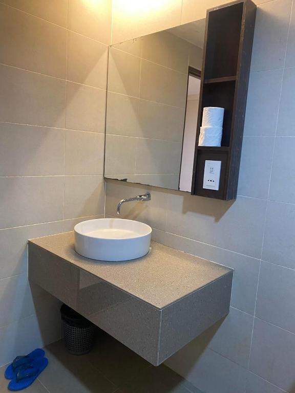 Koupelna v ubytování Ain Studio Apartment