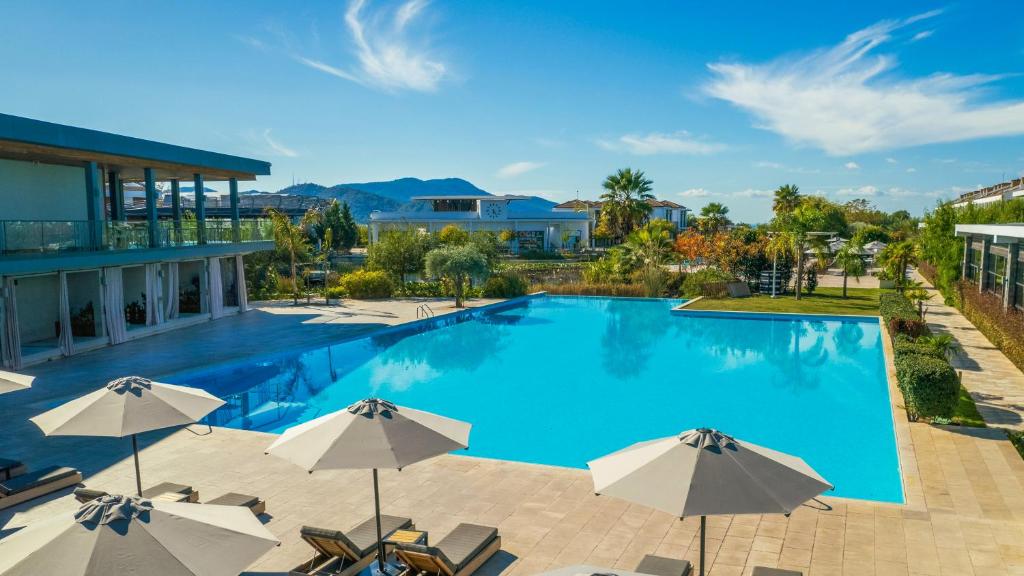 Bazén v ubytování Jiva Beach Resort - Ultra All Inclusive nebo v jeho okolí