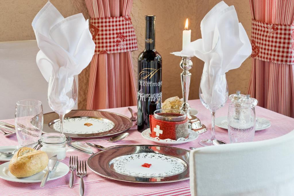 Nápoje v ubytování Hotel Restaurant Bürchnerhof