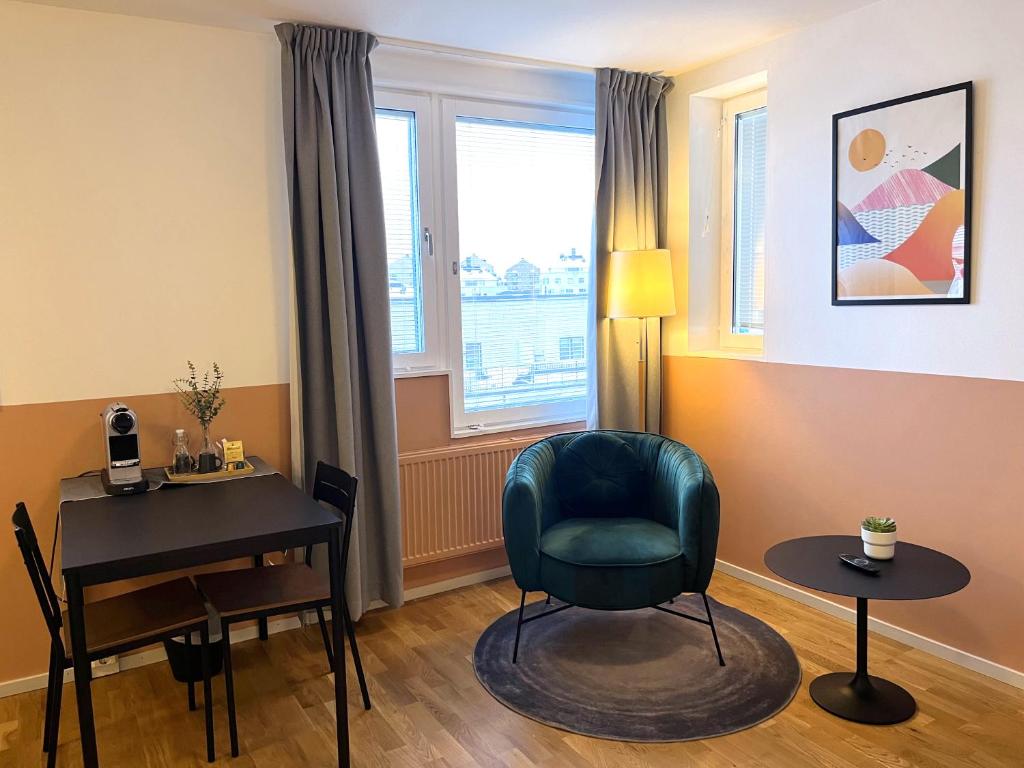 Posezení v ubytování 2Home Hotel Apartments