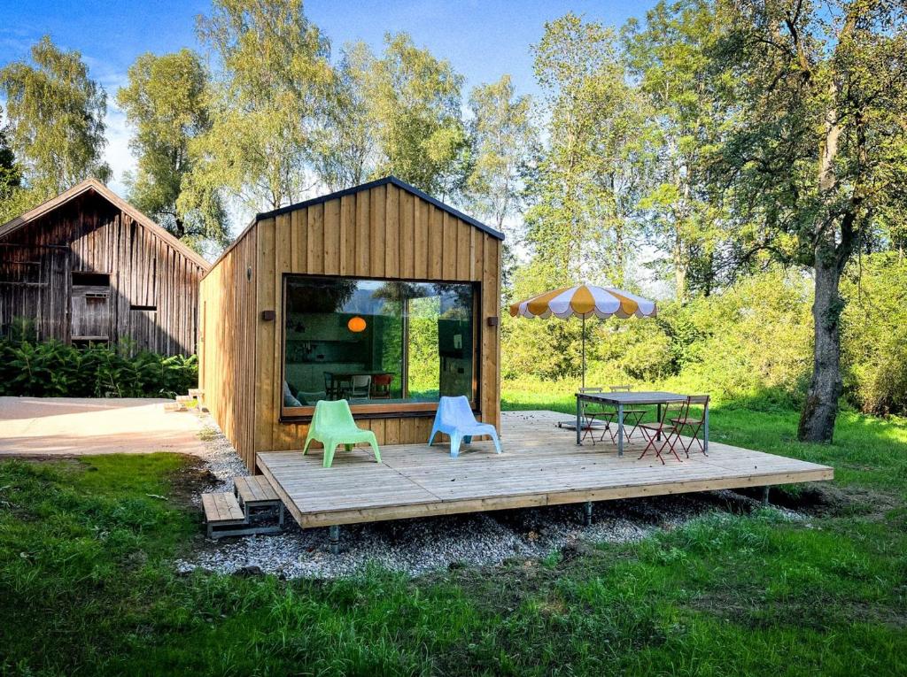 Zahrada ubytování Die Klingerei - Tiny House Wiese