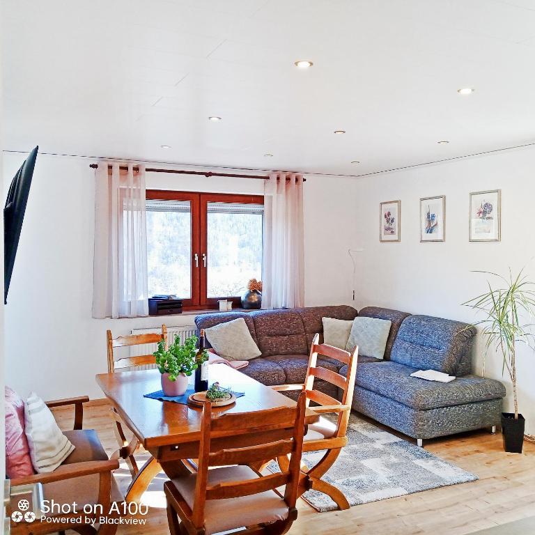 Posezení v ubytování Ferienwohnung Sonnenblick