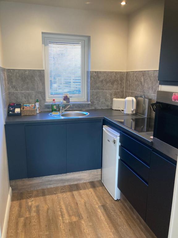 Kuchyň nebo kuchyňský kout v ubytování Skyefall Self Catering