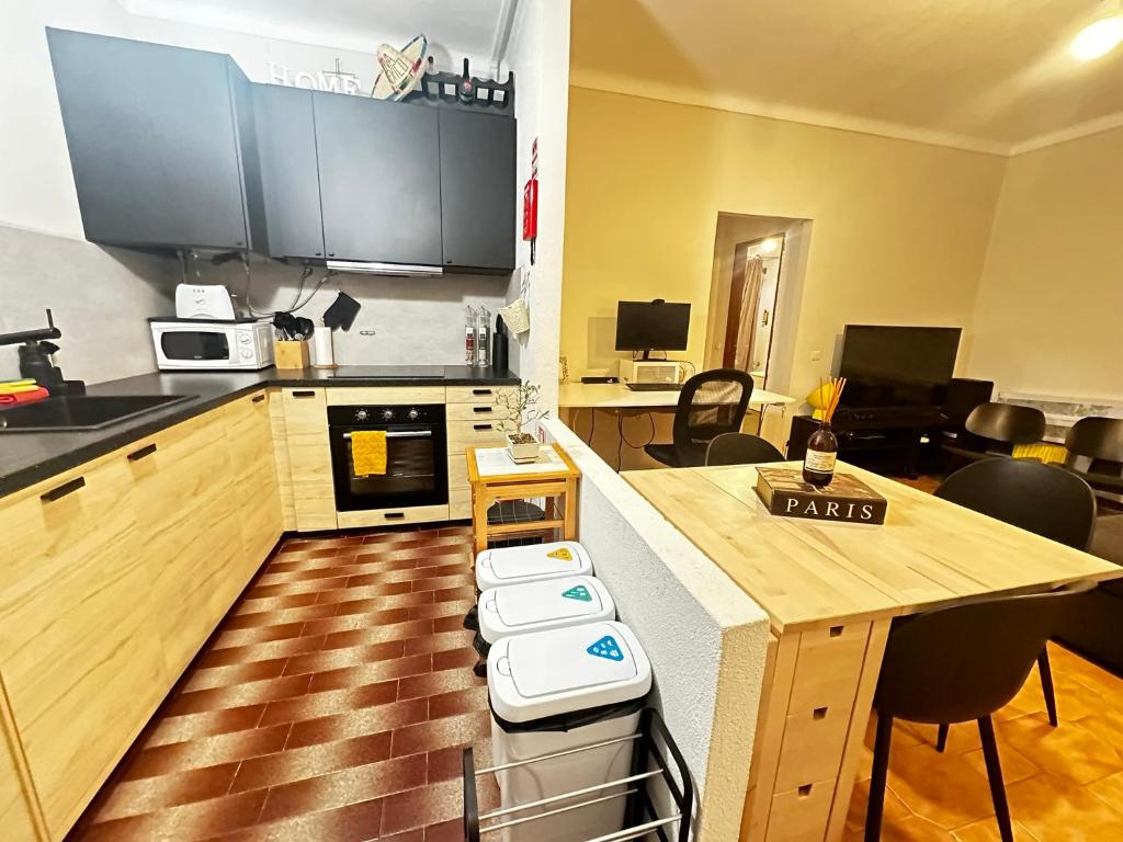 Köök või kööginurk majutusasutuses Suf's Bonfim View