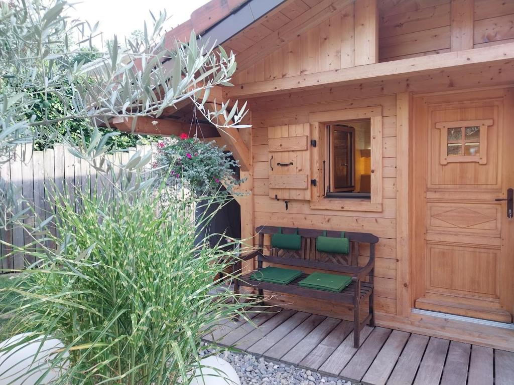 Zahrada ubytování Le Chalet des 3 Ours