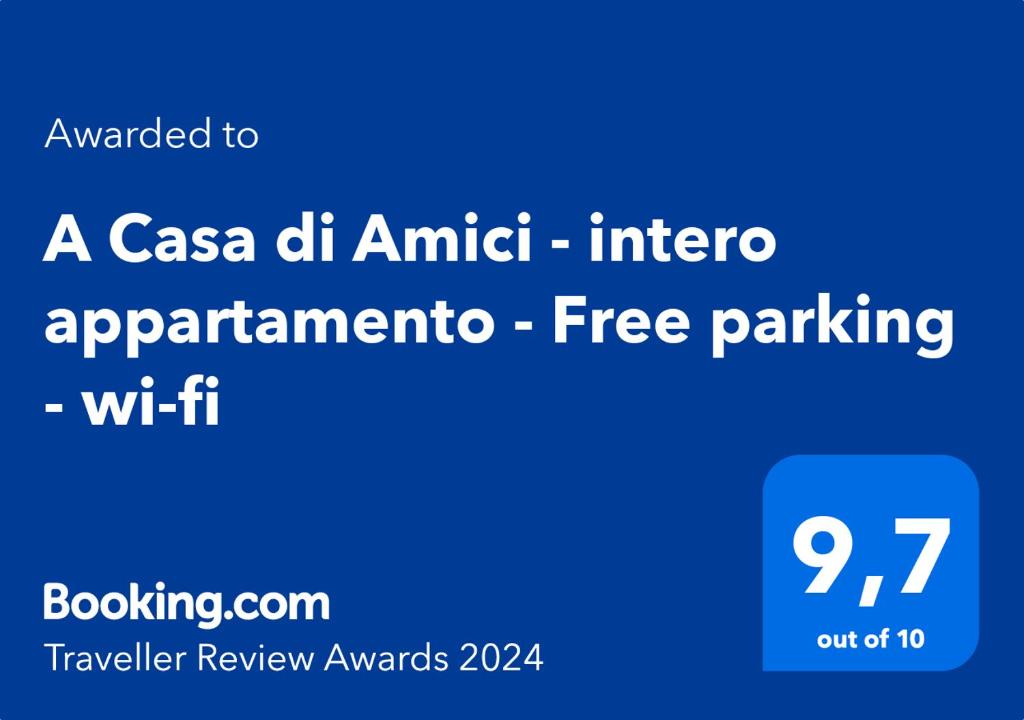 een screenshot van aaa df animal intro appartment free parking bij A Casa di Amici - intero appartamento - Free parking - wi-fi in Lecce