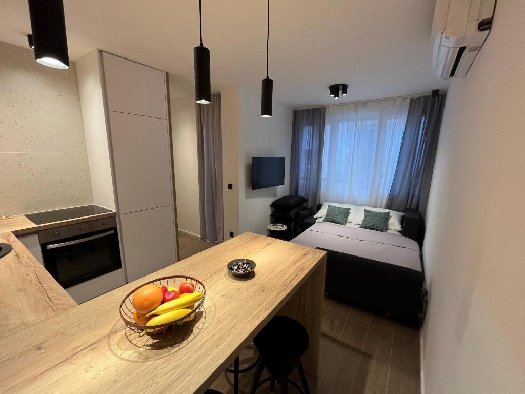 Posteľ alebo postele v izbe v ubytovaní Sunny place in Omiš