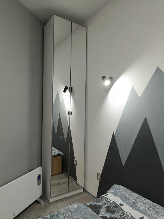 Postel nebo postele na pokoji v ubytování Apartment Triangle